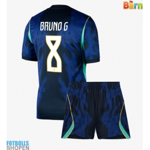 Billiga Brasilien Bruno Guimaraes #8 Bortatröja Barn VM 2026 Kortärmad (+ Korta byxor)